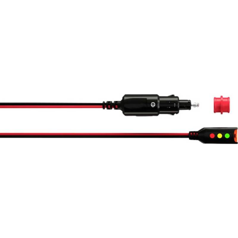 CTEK CTX INDICATOR PLUG 12V, LED-Anzeige für den Batterieladestatus und Aufladezeitpunkt, in Verwendung der 12 V Fahrzeugladebuchse, für alle 12V Blei-Säure-Batterien und CTEK Ladegeräte der CT5 Serie von CTEK