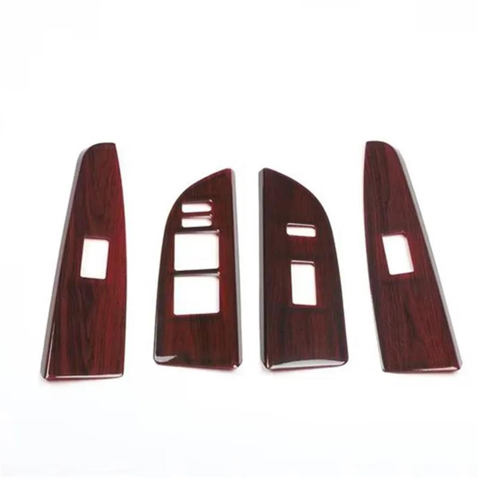 Cttabkl AufkleberDekor Kompatibel Mit Toyota Für Highlander 2009 2010 2011 2012 2013 2014 Autotür Armlehne Fenster Glas Lift Schalter Knopf Zierrahmen Dekorieren Abdeckung Aufkleber(5) von Cttabkl