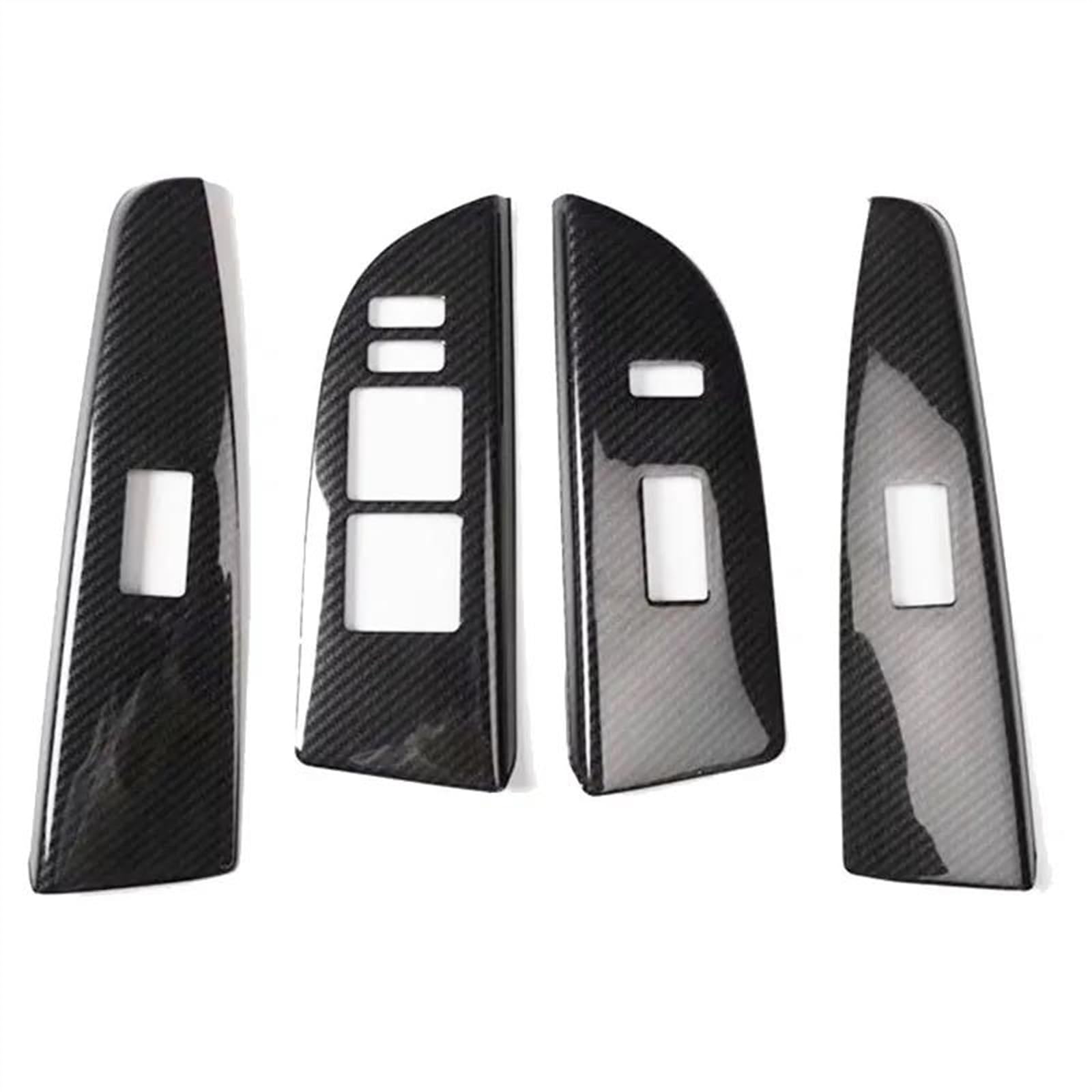 Cttabkl AufkleberDekor Kompatibel Mit Toyota Für Highlander 2009 2010 2011 2012 2013 2014 Autotür Armlehne Fenster Glas Lift Schalter Knopf Zierrahmen Dekorieren Abdeckung Aufkleber(6) von Cttabkl