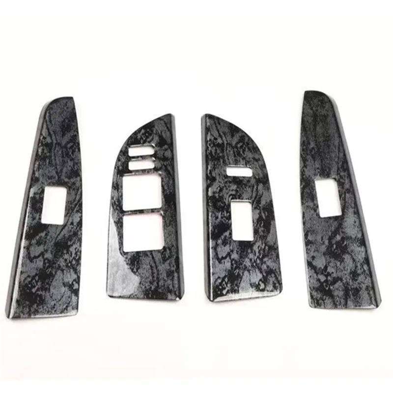 Cttabkl AufkleberDekor Kompatibel Mit Toyota Für Highlander 2009 2010 2011 2012 2013 2014 Autotür Armlehne Fenster Glas Lift Schalter Knopf Zierrahmen Dekorieren Abdeckung Aufkleber(8) von Cttabkl