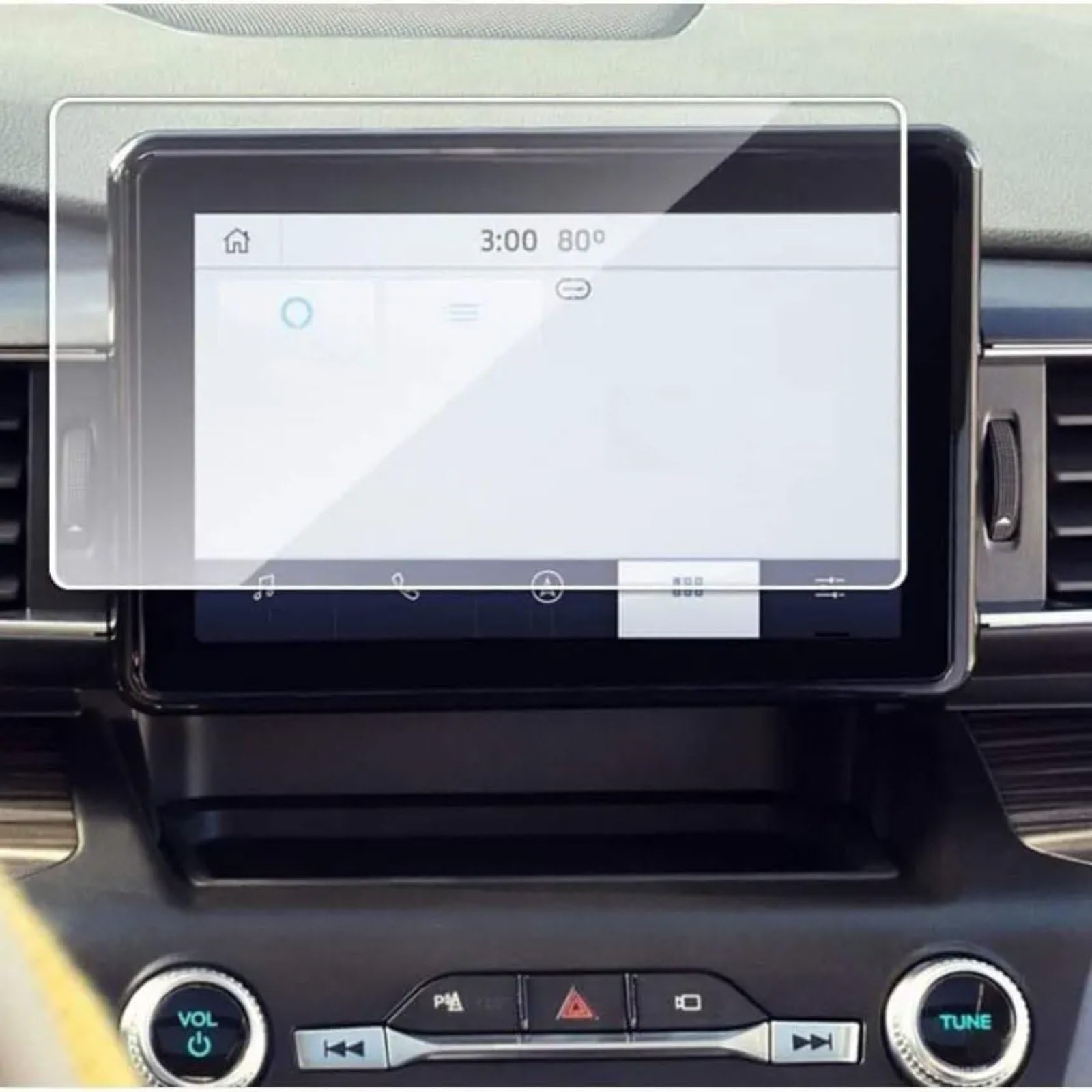 Cttabkl Auto Navigation Schutzfolie Kompatibel Mit Ford Für Explorer Für SYNC 3 2021 8 Zoll Autonavigations-Displayschutzfolie Auto-GPS-Schutzfolie LCD-Center-Displayschutzfolie von Cttabkl