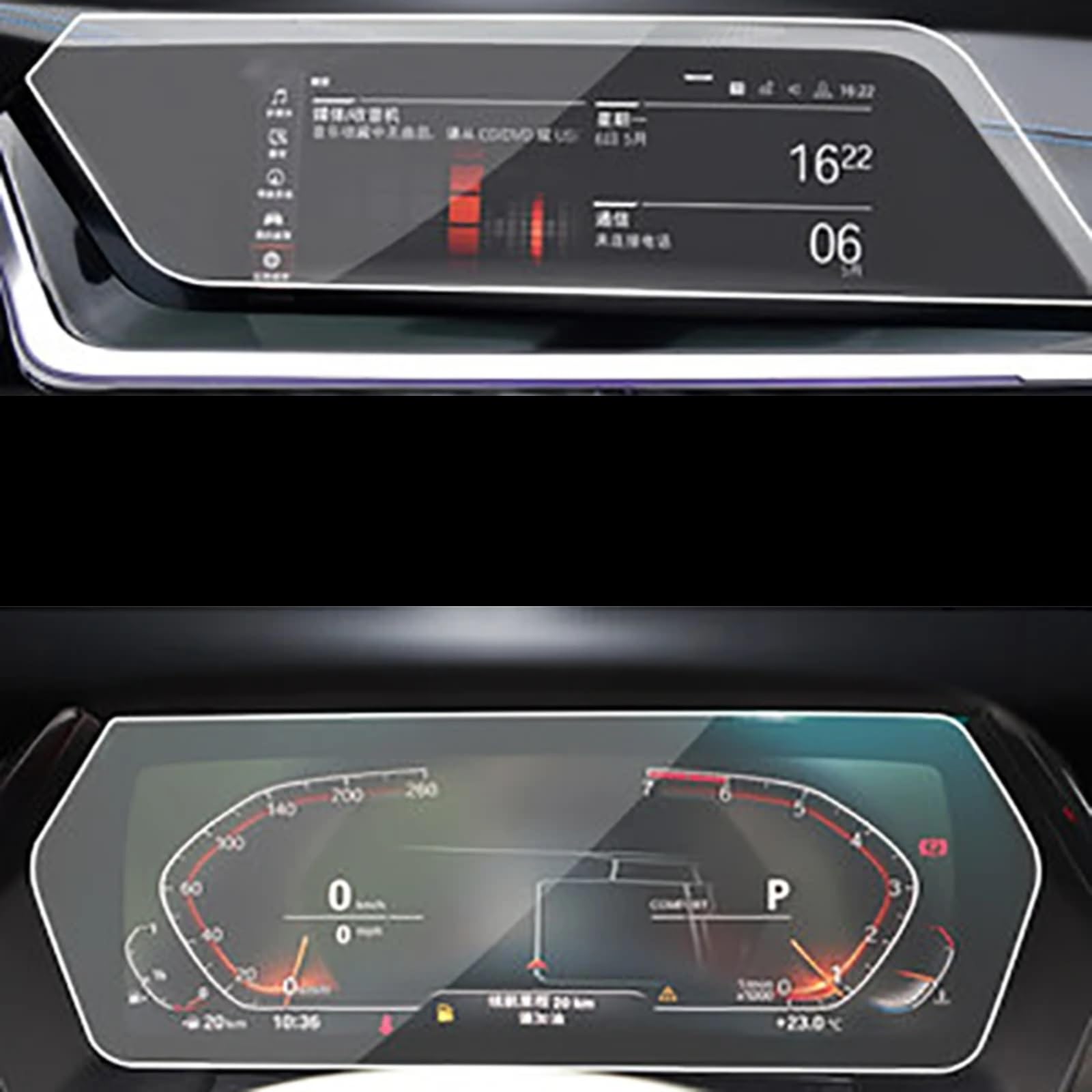 Cttabkl Auto Navigation Schutzfolie Kompatibel Mit Für G29 Z4 2019 2020 Autonavigations-Displayschutzfolie TPU-Auto-LCD-Displayschutzfolie von Cttabkl