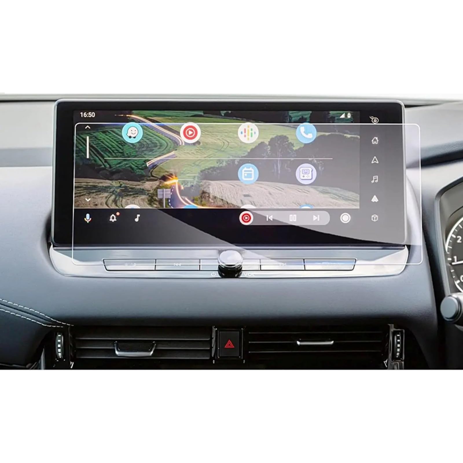 Cttabkl Auto Navigation Schutzfolie Kompatibel Mit Nissan Für Qashqai J12 Für E-Power 2023 12,3-Zoll-Auto-GPS-Displayschutzfolie Auto-LCD-Navigation Displayschutzfolie Aus Gehärtetem Glas von Cttabkl