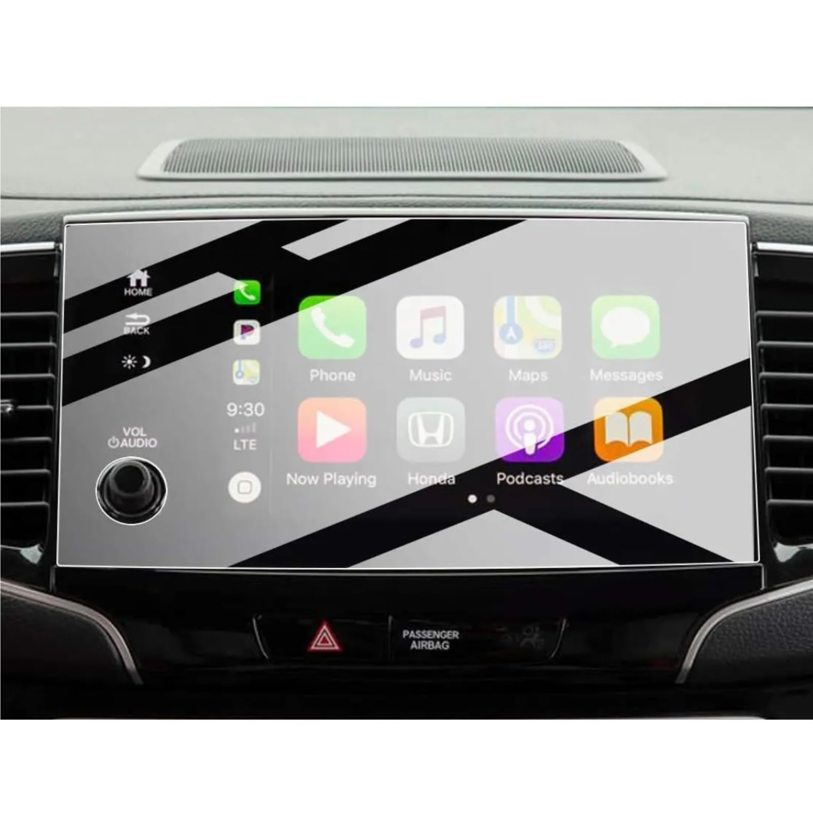 Cttabkl Auto Navigation Schutzfolie Kompatibel Mit Passport 2019 2020 2021 2022 2023 8-Zoll-Auto-GPS-Displayschutzfolie Auto-GPS-Navigation Displayschutzfolie Aus Gehärtetem Glas von Cttabkl