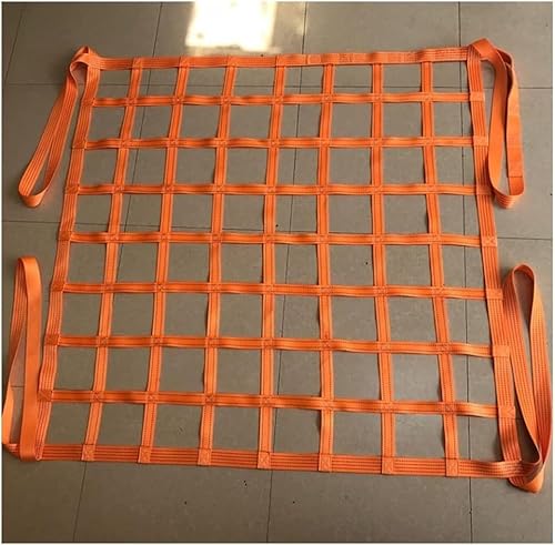 CucCe ZCX Frachthebenetz, Hebenetz, Tasche, Hebenetz dekorieren, Polyester-Frachtnetz, Starke Tragfähigkeit, Reißfestigkeit, Schiffsverladehafen Anhebender Maschengurt(3X3M/Mesh 15cm/Load 1t) von CucCe