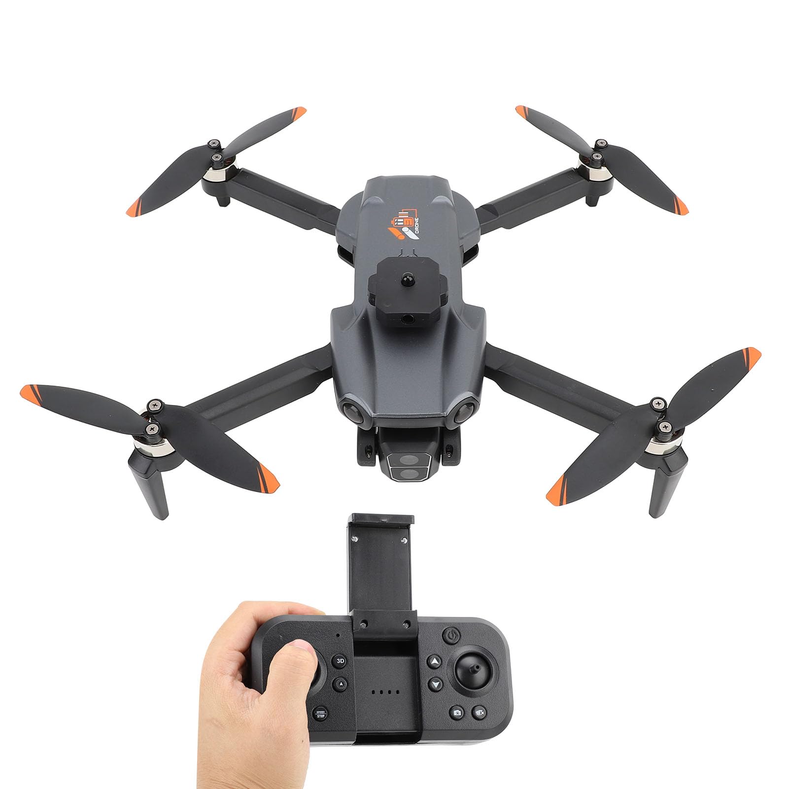 Beste Drohne mit Kamera 4K, Professioneller FPV-Quadcopter mit Optischem Schweben, Fernbedienung durch Controller, Vermeidung Optischer Flusspositionierung FÜR Erwachsene (BLACK) von Cuifati