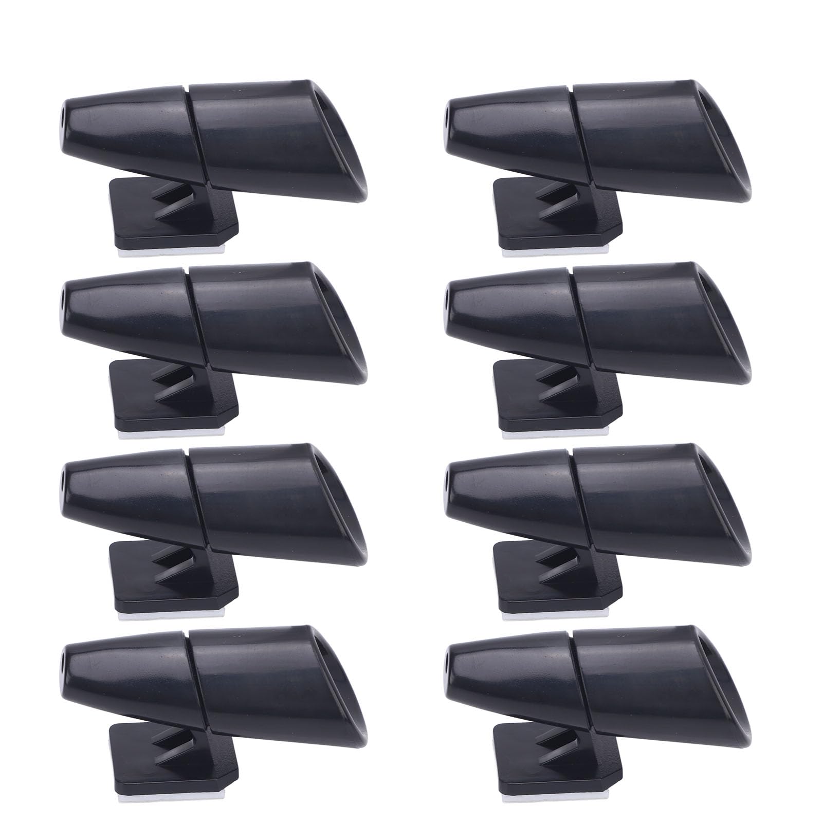 Cuifati 8PCS -Hirsche Sichere Pfeifen für Fahrzeuge, Hirschwarnpfeifen für Auto-, Wind- und Ultraschall -Hirschwarnwarnungen mit Selbstklebender Klebeband für Autoswagen Motorräder (Black) von Cuifati