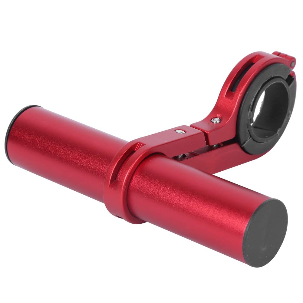 Culnflun Bicycle -Lenker -Verlängerungshalterung Multifunktion 10 cm Extender Bike Light Taschenlampe Support Clip Cycling -Geräte (red) von Culnflun