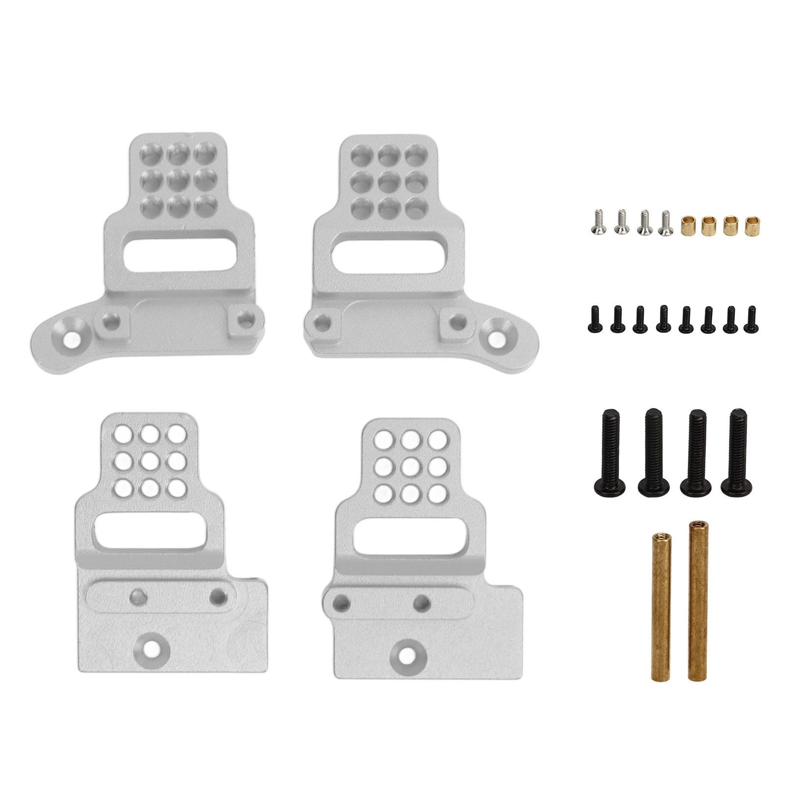 Culnflun RC Mount Aluminiumlegierung halterung Haltbarkeit Easy Installation 4m 1/18 RC Auto (Silber) von Culnflun