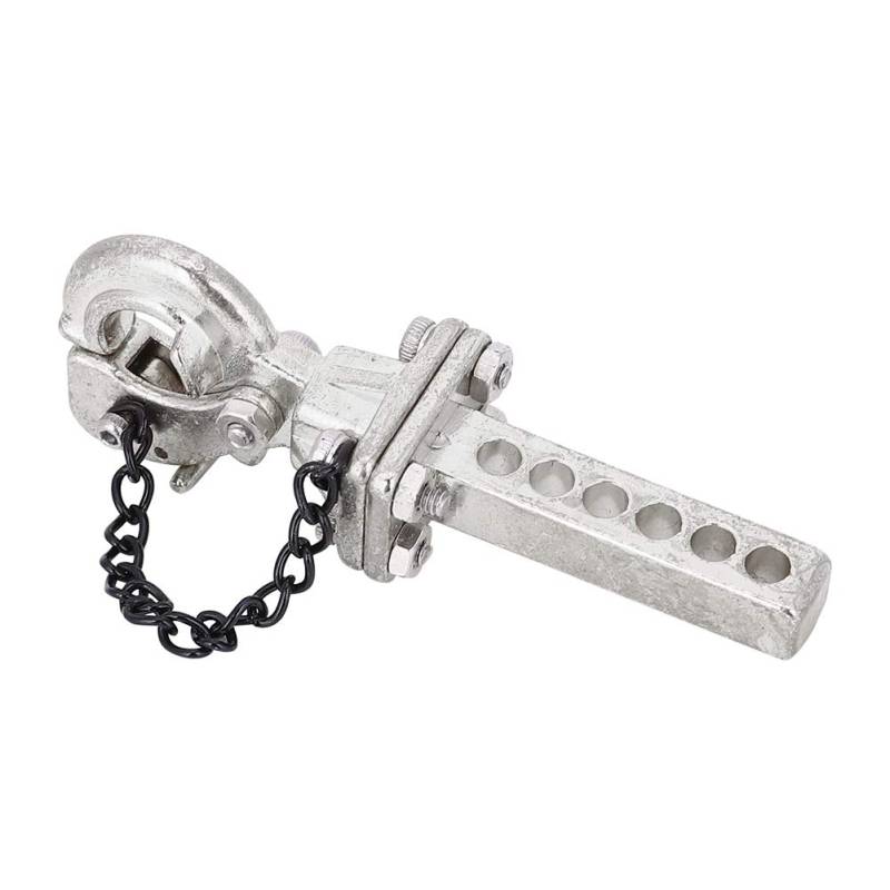 Culnflun RC Trailer Hook, 1pcs Metallanhänger Haken Zubehör Ersatzteile, fit 4 6 scx10 RC Crawler RC Anhängerhaken (Silver) von Culnflun