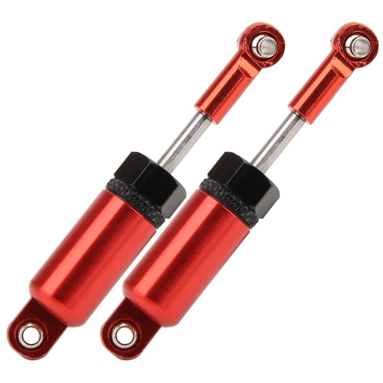 Culnflun -Stoßdämpfer, 65 mm 2pcs Hochleistungs -Metall -Stoßdämpfer Stoßdämpfer Dämpfer für WPL C14 C24 RC -Auto -Upgrade -Teile (Rot) von Culnflun