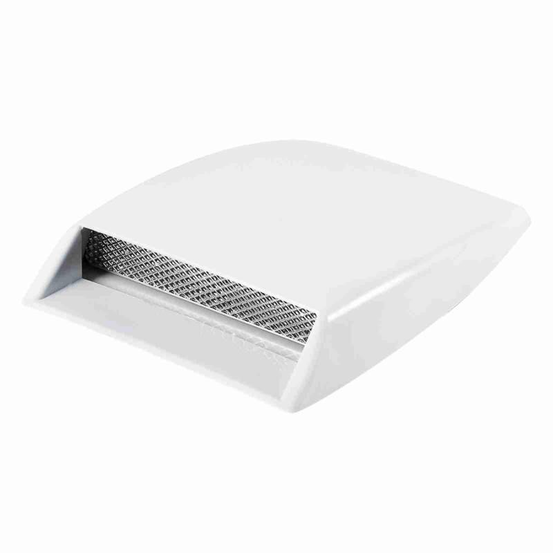 Culnflun Universal Car Decorative Air Flow Einlass Aufnahme Entlüftungsabdeckung Kapuzenaufkleber klassischem Sook für die meisten Fahrzeuge (White) von Culnflun