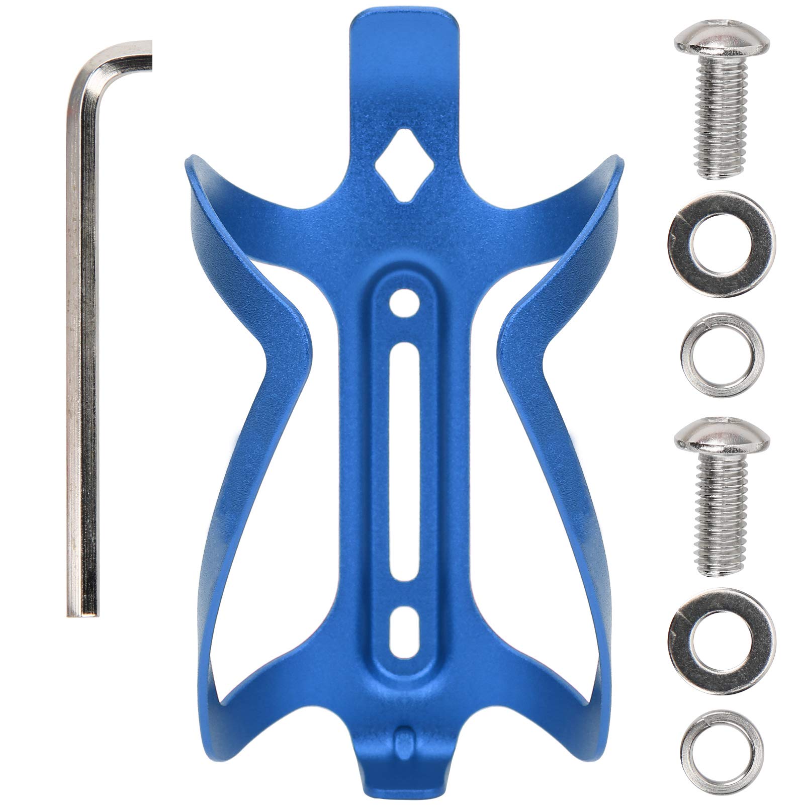 Culnflun Ztto Cycle Water Flaschenhalter Aluminiumlegierung Fahrrad Bike Flaschen -Käfig -Halterungsregal für Mountainbikes Roadbikes Klappende Fahrräder leichte Haltbarkeit sicher (Blue) von Culnflun