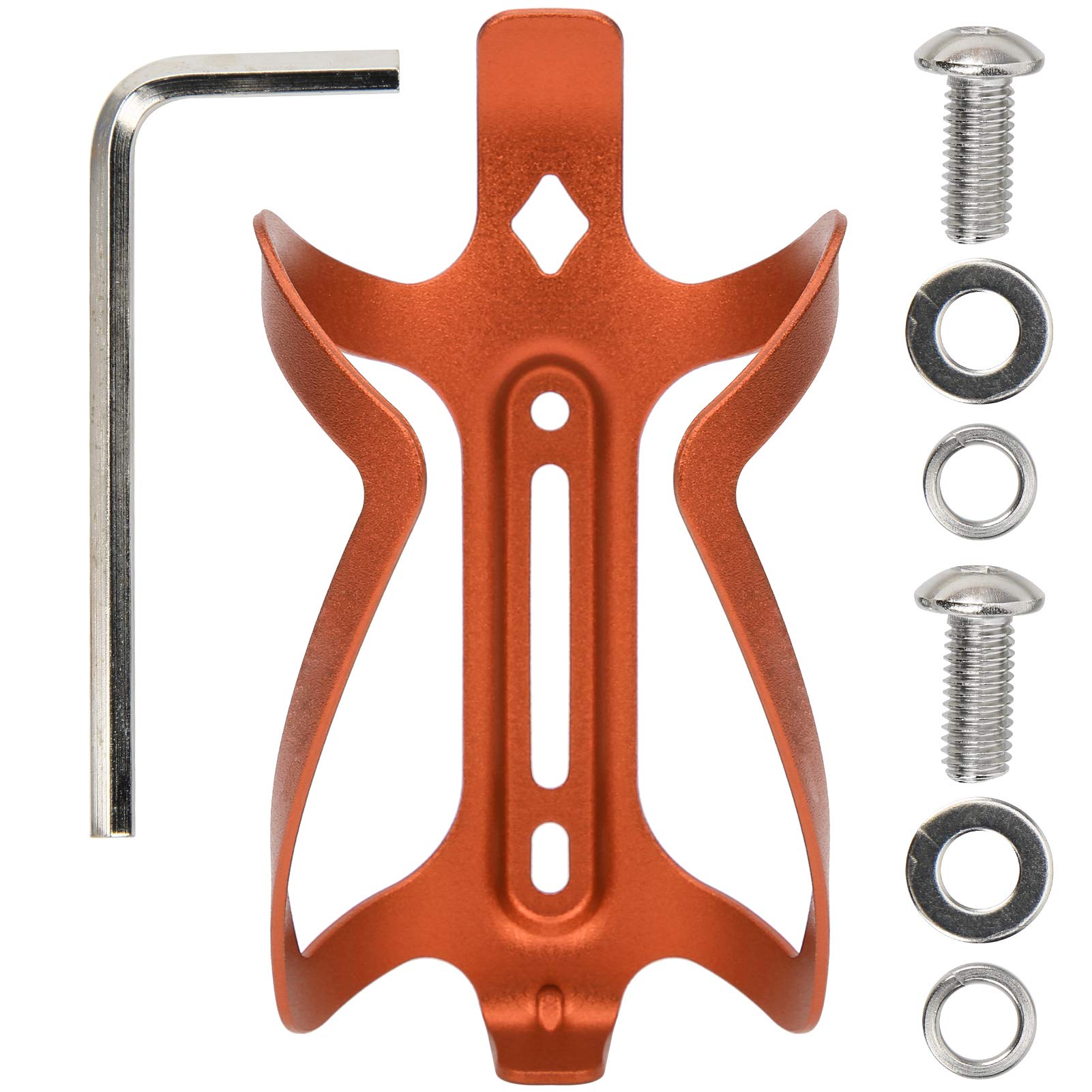 Culnflun Ztto Cycle Water Flaschenhalter Aluminiumlegierung Fahrrad Bike Flaschen -Käfig -Halterungsregal für Mountainbikes Roadbikes Klappende Fahrräder leichte Haltbarkeit sicher (Orange) von Culnflun