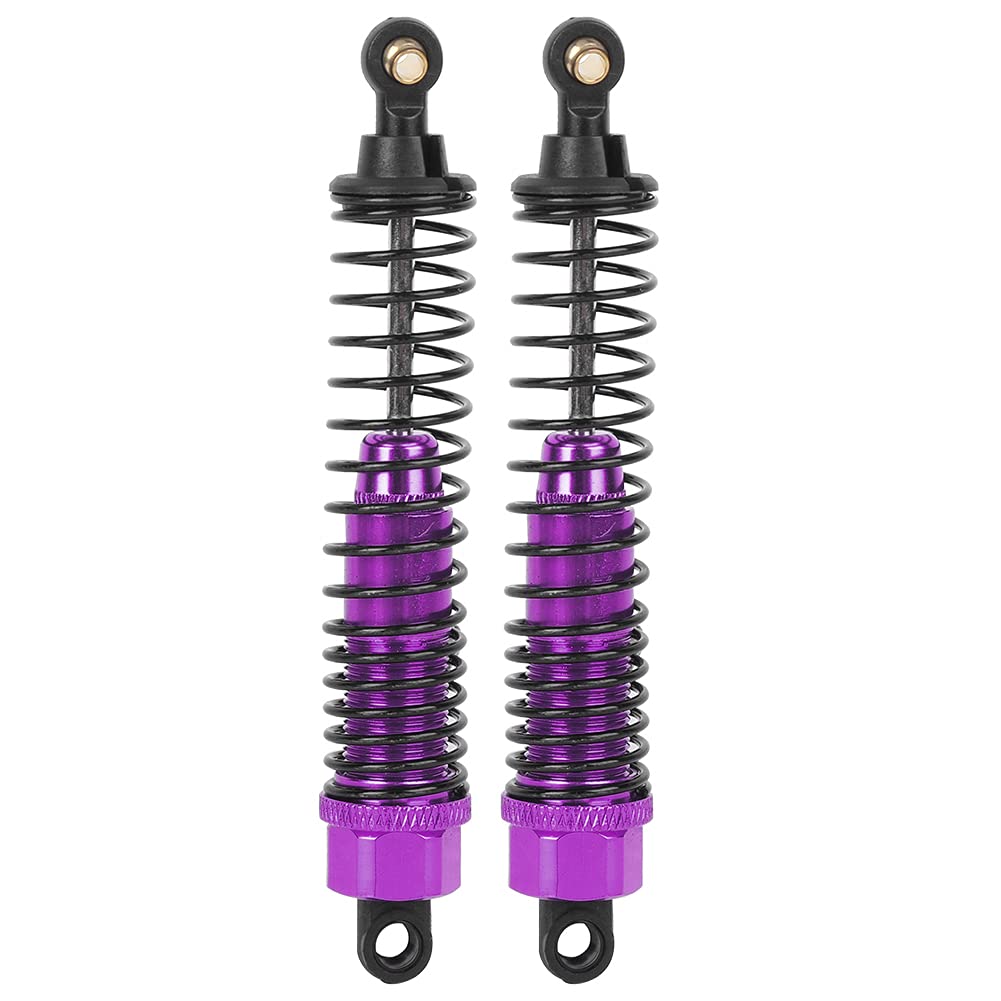 Tunflun RC Stoßdämpfer Streben Dämpfer, 108 mm hohe Leistung wasserdicht, für HSP 94111 94188 94108 1/10 RC -Auto -Aluminiumlegierung (Purple) von Culnflun