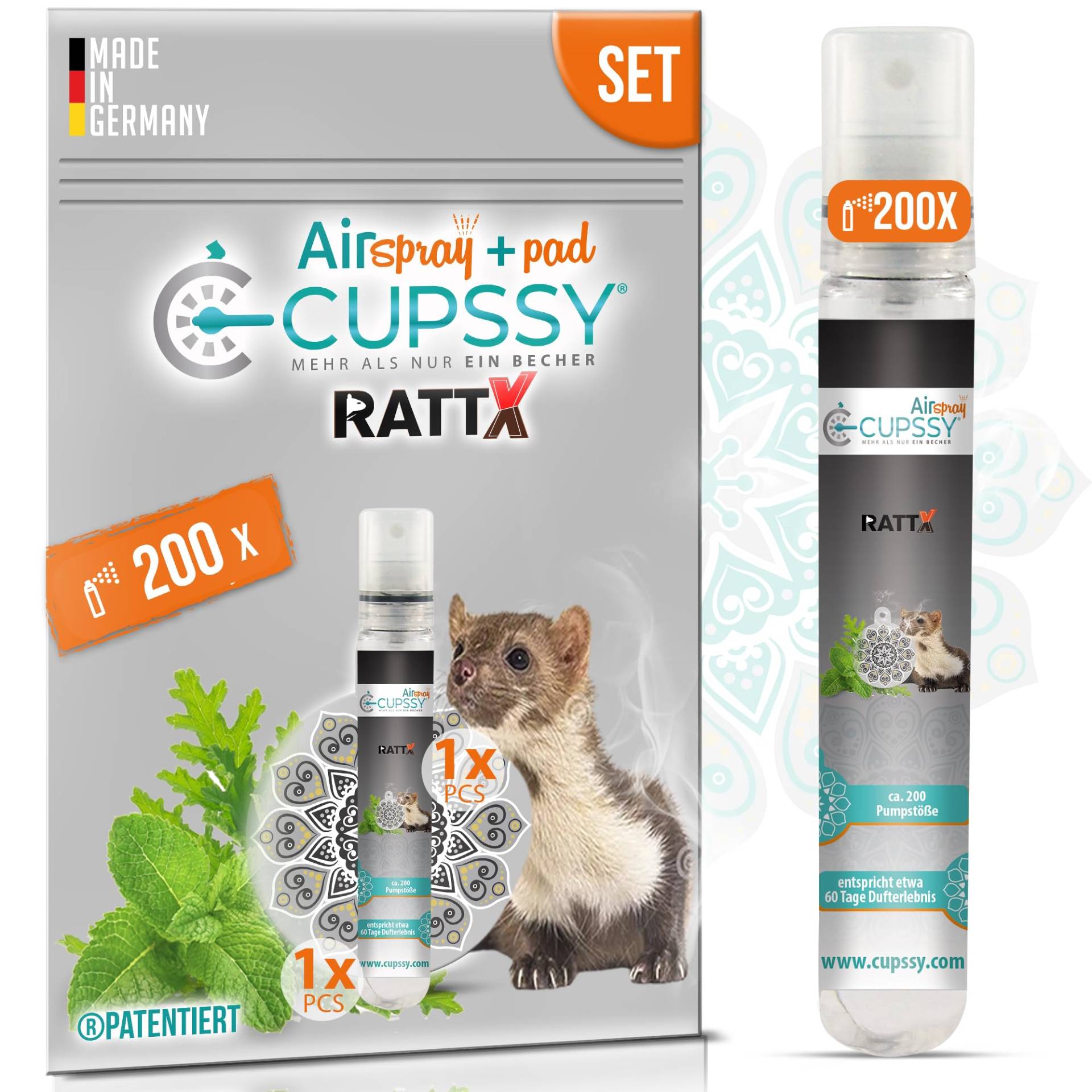 Cupssy® AirPad & AirSpray | Ratix | 1er Set von Cupssy