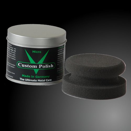 CUSTOM POLISH Micro Polierset 400g Chrompolitur Alu Edelstahl Politur Felgenpolitur von Custom Polish