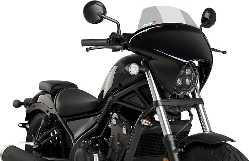 Batwing SML Langer Bildschirm Stak Getönt für Honda CMX 500 Rebel 17'-19' von Customacces