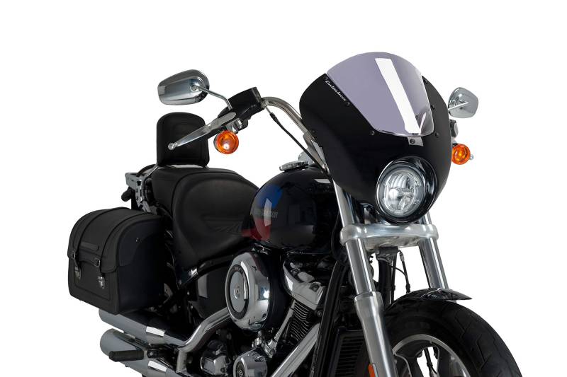 Verkleidungscheibe Modell Dark Night Getönt für Harley Davidson Softail Low Rider FXLR 18'-20' von Customacces