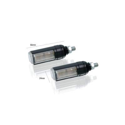 Customacces IC0002N Blinker Set Capsula2 Model Transparent Glas Homologiert von Customacces