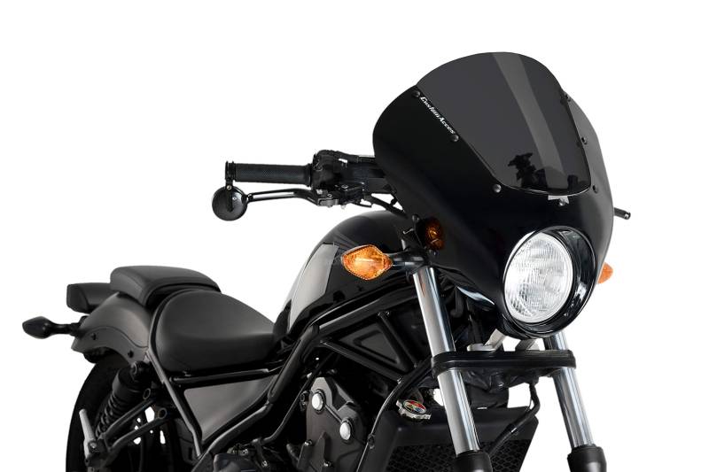 Verkleidungscheibe Modell Dark Night Stark Getönt für Honda CMX 500 Rebel 17'-19' von Customacces