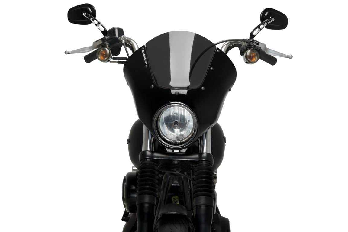 Verkleidungscheibe Modell Dark Night Stark Getönt für Harley Davidson Dyna Street Bob FXDB/I 20'-22' von Customacces