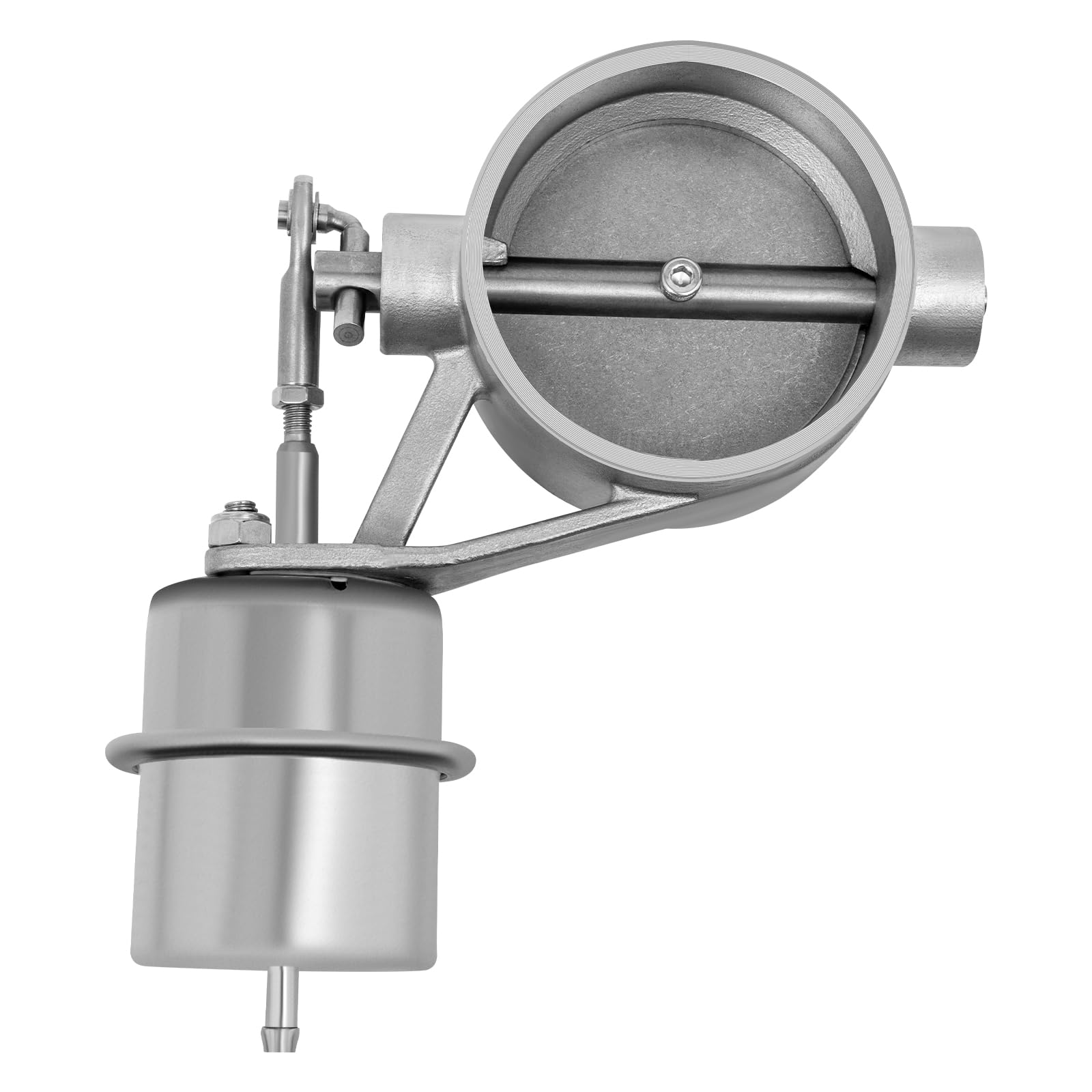 Edelstahl Auspuffklappe 2.5" 63mm Unterdruck Geschlossen Vakuum Fernbedienung Edelstahl Elektrische Auspuff Endschalldämpfer 12V Fernbedienungs Set für Auspuffklappen Klappensteuerung von Cutycaty