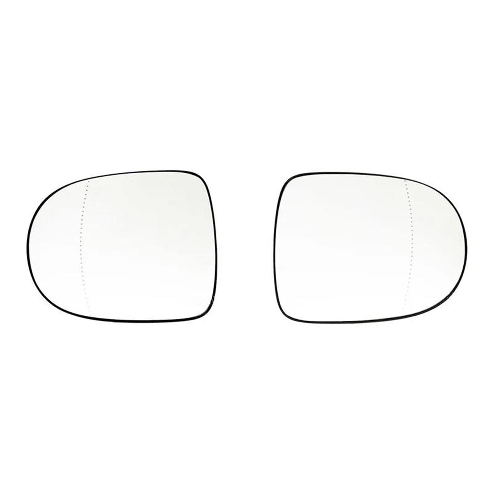 Außenspiegel Glas Für Clio 3 Für Twingo 2009-2014 Beheiztes Rückspiegelglas 7701069522 Spiegelglas Ersatz(2pcs Left and Right) von Cvgffs