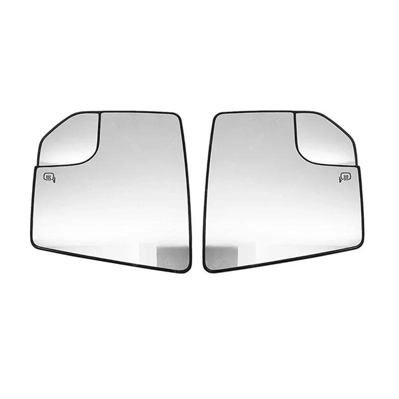 Außenspiegel Glas Für Ford Für F150 2015-2021 Beheizte Auto Seitentür Rückspiegel Glas Trägerplatte Spiegelglas Ersatz(1 Pair) von Cvgffs