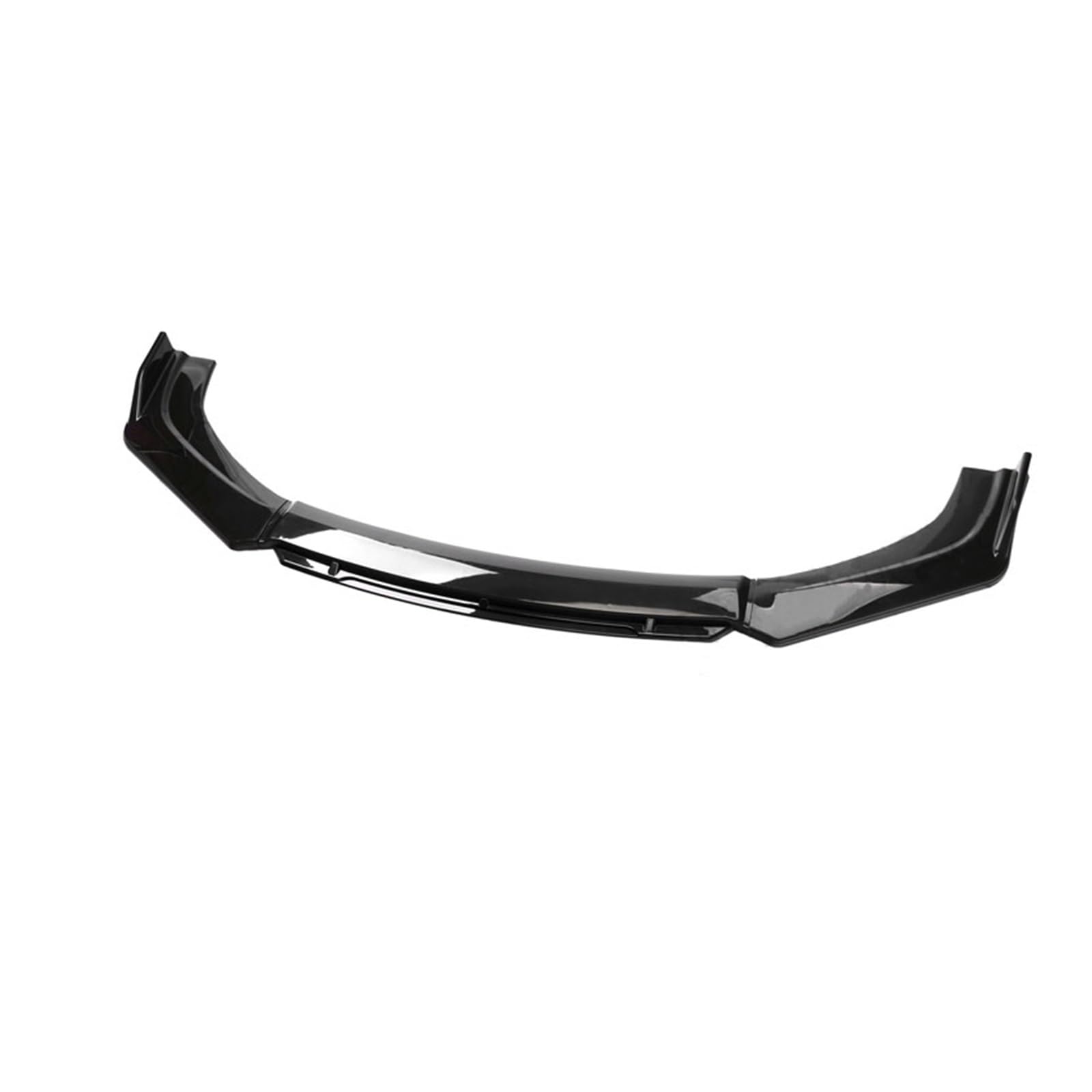 Auto Frontlippe Spoiler Auto Universal Front Schaufel Glanz Auto Vorderen Stoßfänger Lip Body Kit Vorne Unter Lippen Diffusor Spoiler Auto Zubehör Auto Teile Front Spoiler Lippe(Schwarz) von Cvgffs