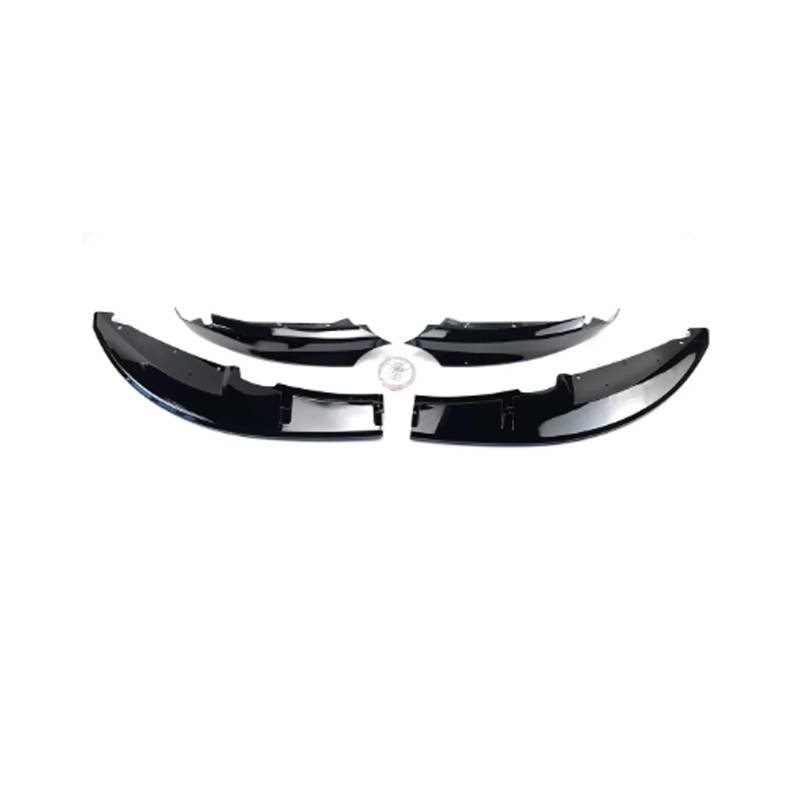 Auto Frontlippe Spoiler Für 1 Serie Für E82 Für M-Sport 2007-2013 Auto Vorderen Stoßfänger Lip Diffusor Spoiler Beschützer Front Spoiler Lippe(Glossy Black) von Cvgffs