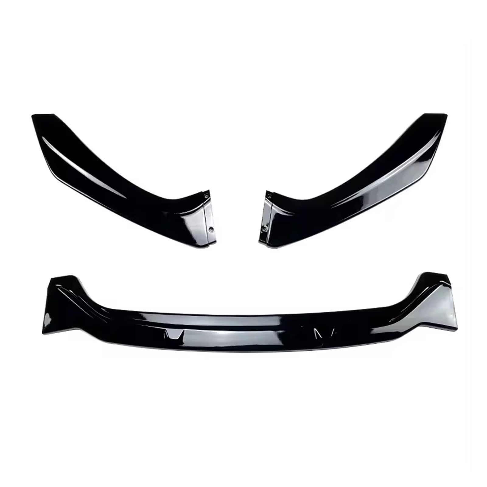 Auto Frontlippe Spoiler Für 1 Serie Für F20 Für F21 Für M-Pack Für 118i 120i 2015-2019 Front Lip Splitter Diffusor Lip Body Kit Front Spoiler Lippe(Glossy Black) von Cvgffs