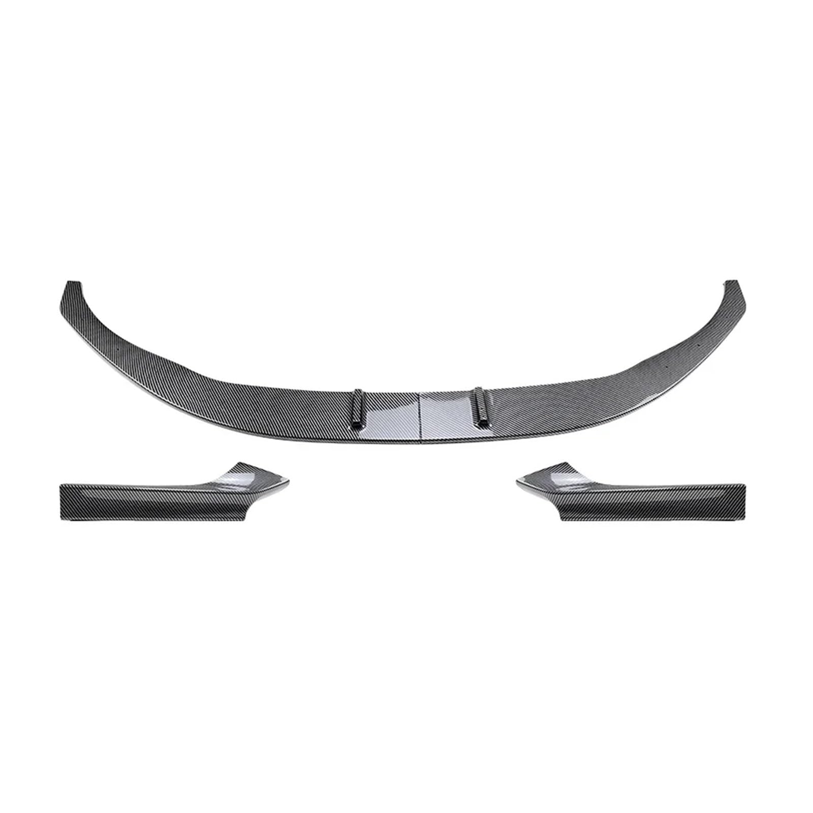 Auto Frontlippe Spoiler Für 2 Serie Für F22 Für F23 Für M Für Sport Für MP 2015-2019 Auto Vorderen Stoßstange Lippe Vordere Ecke Spoiler Front Spoiler Lippe(Carbon Look Set) von Cvgffs