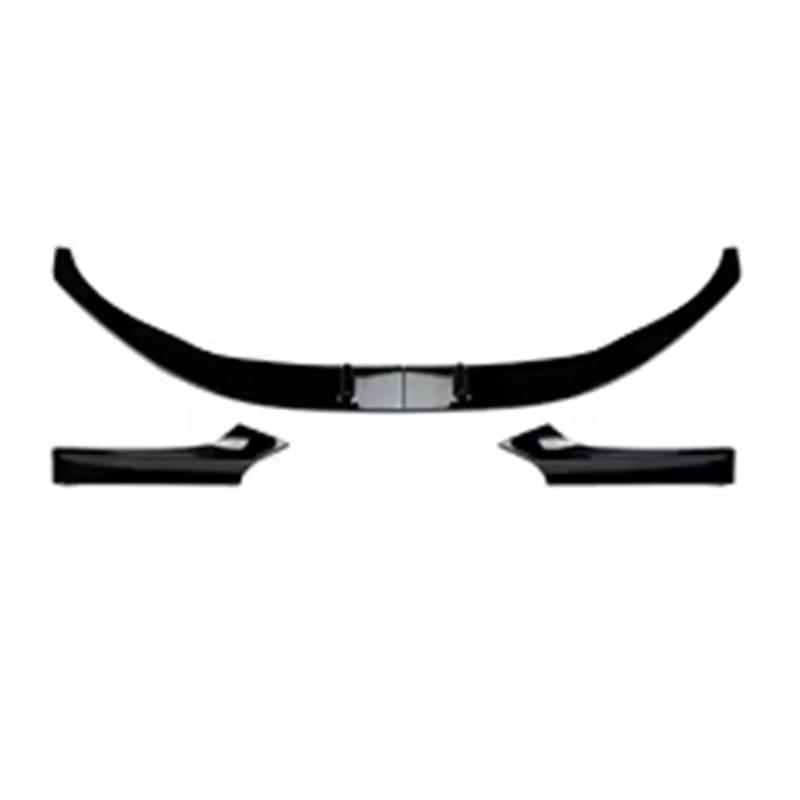 Auto Frontlippe Spoiler Für 2 Serie Für F22 Für F23 Für M-Sport 2014-2021 Auto Frontschürze Spoiler Lip + Seite Splitter Abdeckung Front Spoiler Lippe(Glossy Black) von Cvgffs