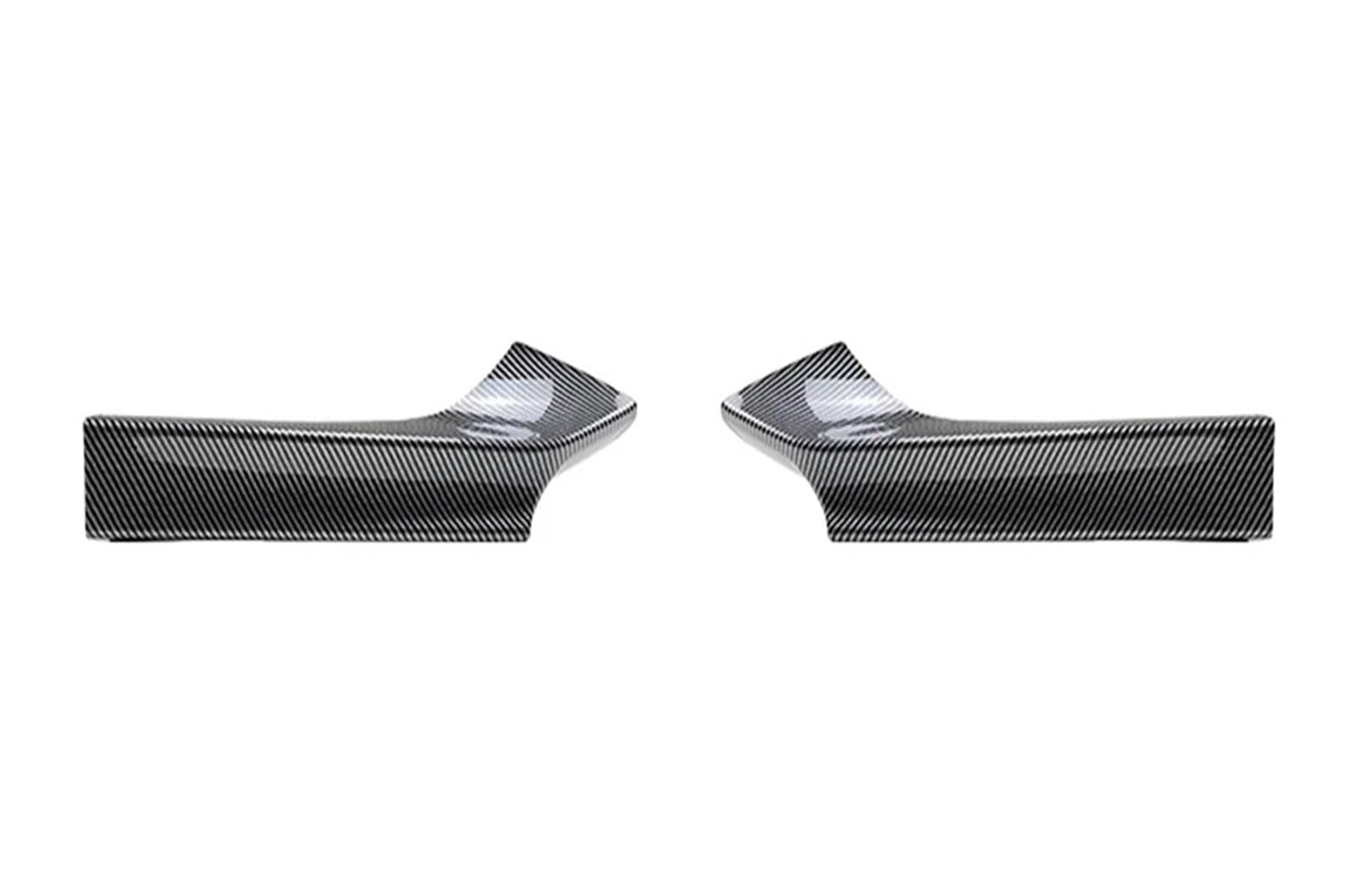 Auto Frontlippe Spoiler Für 2 Serie Für F22 Für F23 Für M235i Für M240i Für 220i 228i 230i Für M Für Sport 2014-2022 Frontschürze Seite Lip Front Spoiler Lippe(Carbon Fiber Look) von Cvgffs