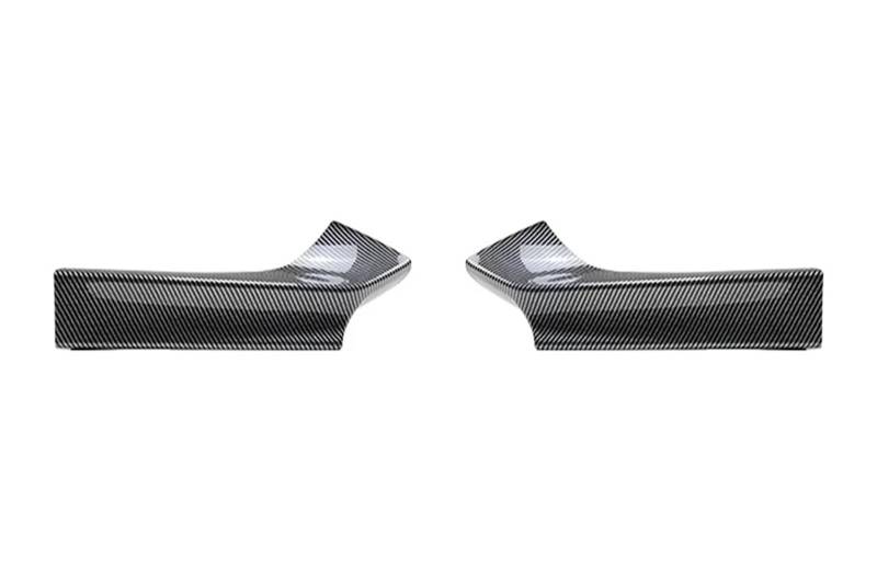 Auto Frontlippe Spoiler Für 2 Serie Für F22 Für F23 Für M235i Für M240i Für 220i 228i 230i Für M Für Sport 2014-2022 Frontschürze Seite Lip Front Spoiler Lippe(Carbon Fiber Look) von Cvgffs