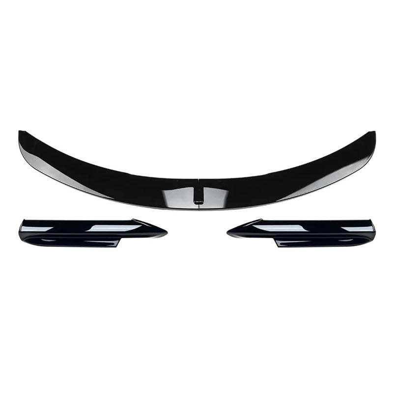 Auto Frontlippe Spoiler Für 3 Serie 2005-2008 Für E90 Für E91 Für M-Tech Für Limousine Für 4 Tür Für 320i Für 330i Auto Vorderen Stoßfänger Lippe Front Spoiler Lippe(Gloss Black A B) von Cvgffs