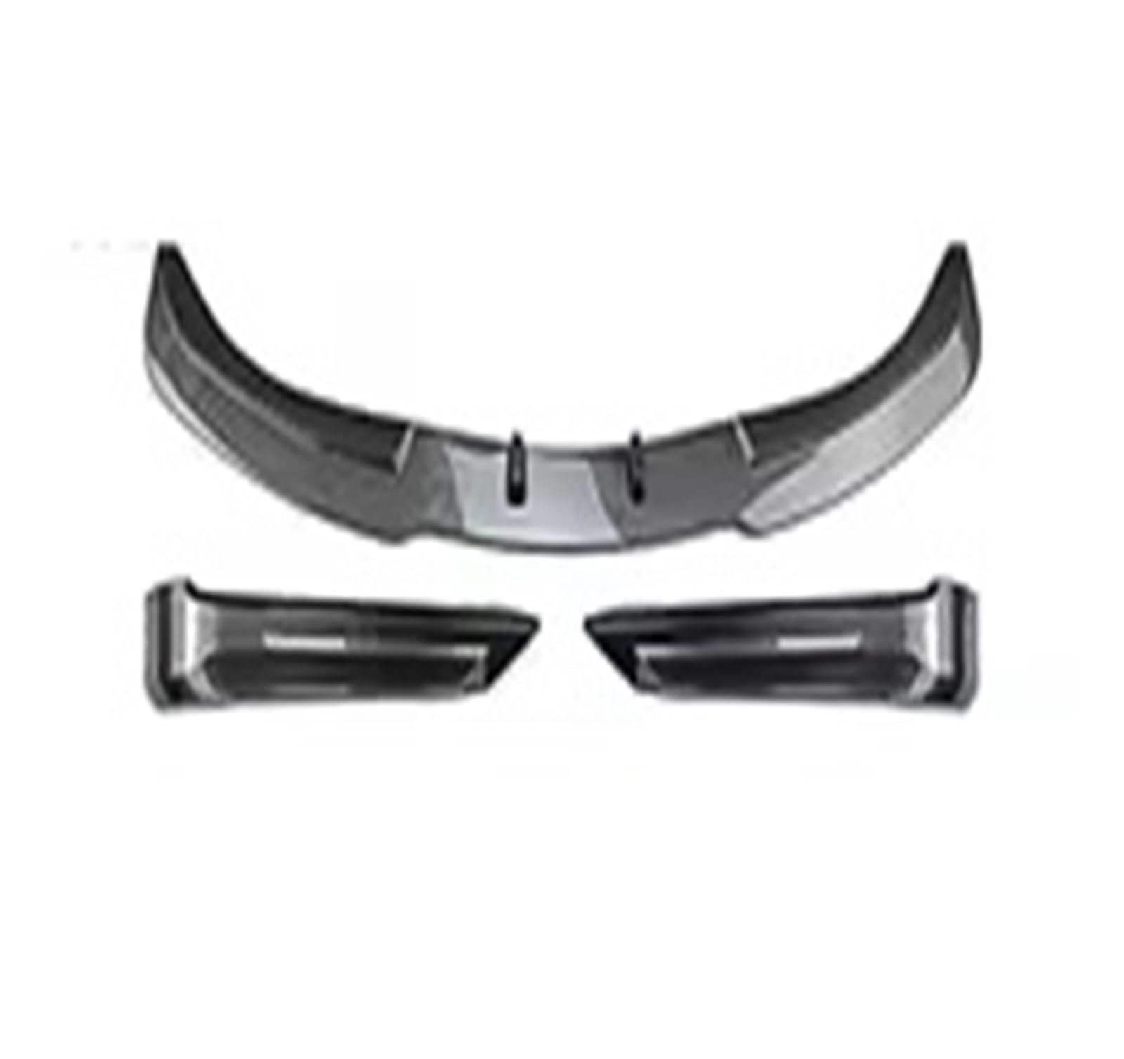 Auto Frontlippe Spoiler Für 3 Serie Für E90 E91 2005-2008 5PCS Auto Vorderen Stoßfänger Lippe ABS Spoiler Körper Kit Front Spoiler Lippe(Carbon Fiber Look) von Cvgffs