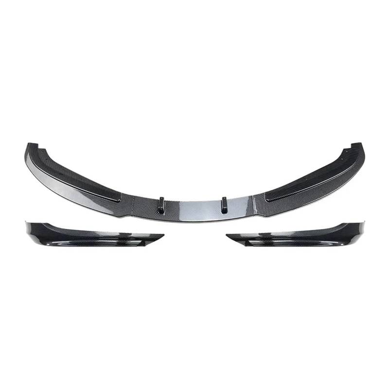 Auto Frontlippe Spoiler Für 3 Serie Für E90 E91 Für LCI Für 320i 330i 2009-2012 Frontschürze Spoiler Splitter Stoßstange Canard Lip Splitter Front Spoiler Lippe(Carbon Look Set) von Cvgffs