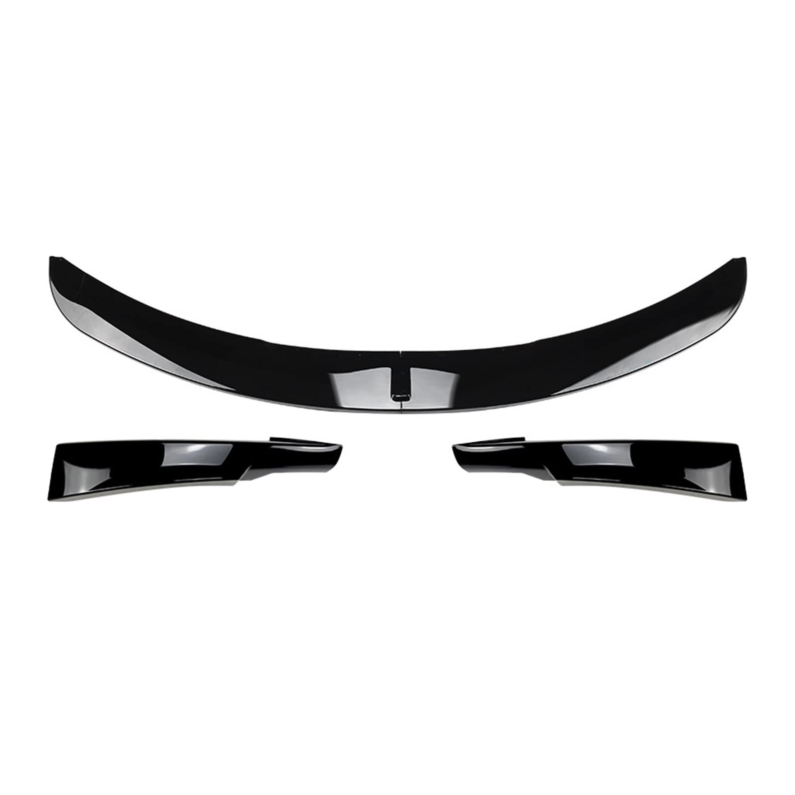 Auto Frontlippe Spoiler Für 3 Serie Für E90 Für E91 Für LCI Für M Für Sport 2009-2012 Auto Front Lip Splitter Diffusor Body Kits Spoiler Front Spoiler Lippe(Gloss Black Set) von Cvgffs