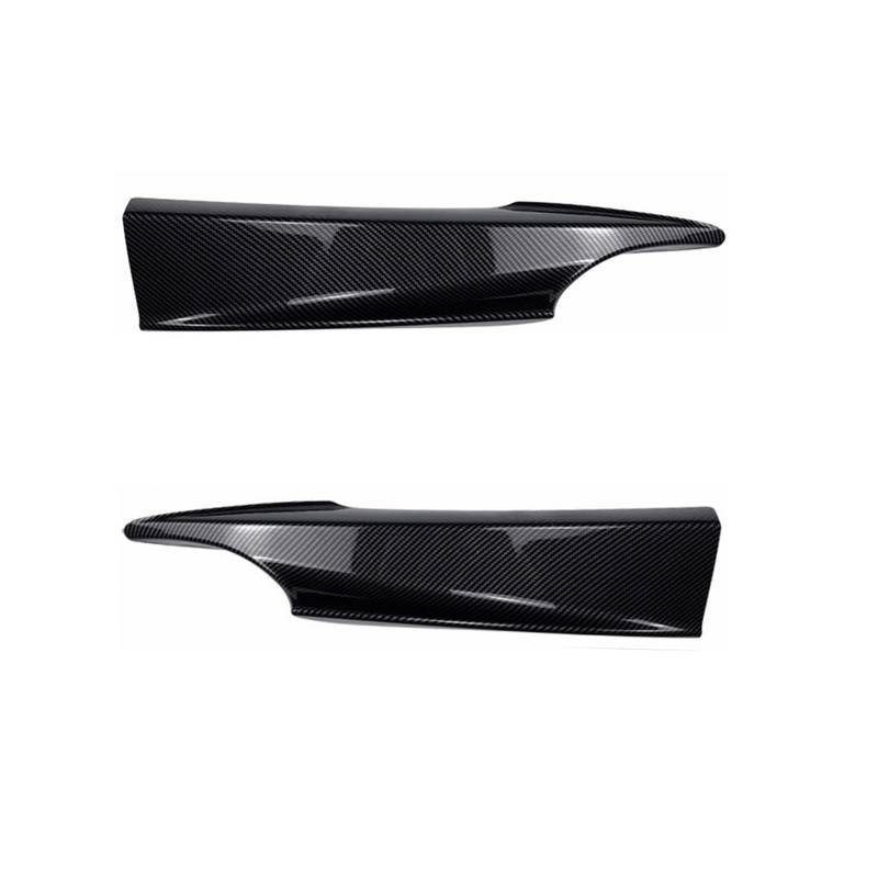 Auto Frontlippe Spoiler Für 3 Serie Für F34 Für GT Für F34 Für 320i 325i Für M-Sport 2014-2019 Front Lip Spoiler Seite Diffusor Corner Body Kit Front Spoiler Lippe(Carbon Look) von Cvgffs