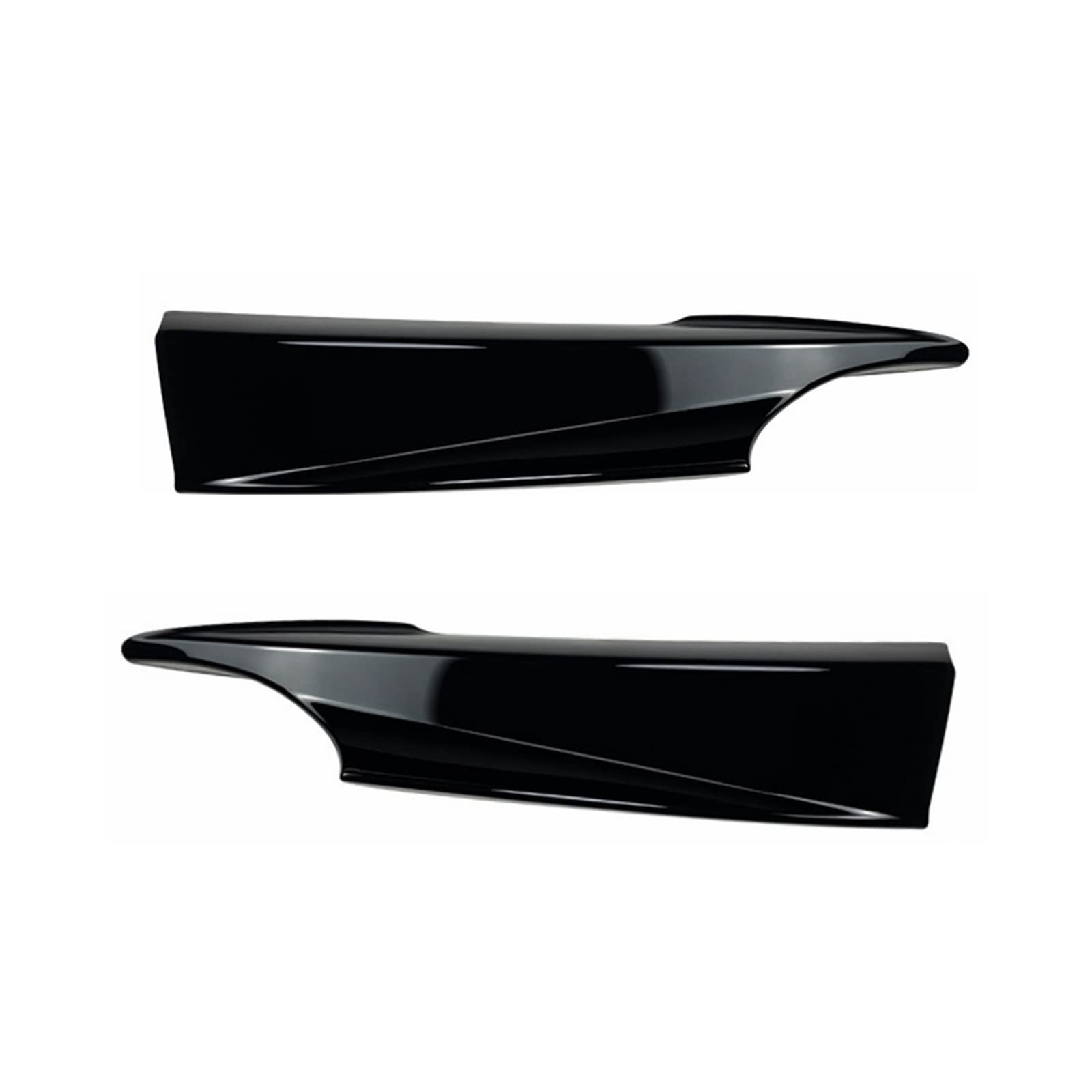 Auto Frontlippe Spoiler Für 3 Serie Für F34 Für GT Für F34 Für 320i 325i Für M-Sport 2014-2019 Front Lip Spoiler Seite Diffusor Corner Body Kit Front Spoiler Lippe(Gloss Black) von Cvgffs