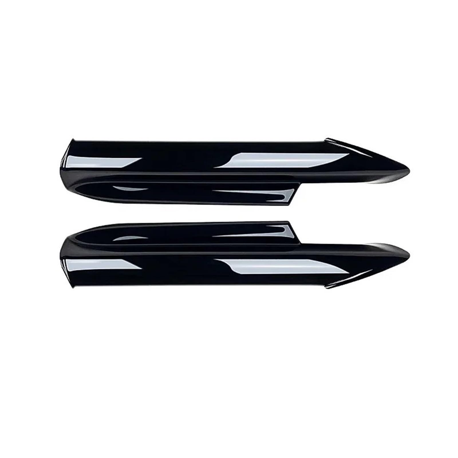 Auto Frontlippe Spoiler Für 3 Serie Für M-Sport Für Pre-LCI 2005-2012 Frontschürze Spoiler Diffusor Air Vent Trim Front Spoiler Lippe(Gloss Black 05-08 B) von Cvgffs