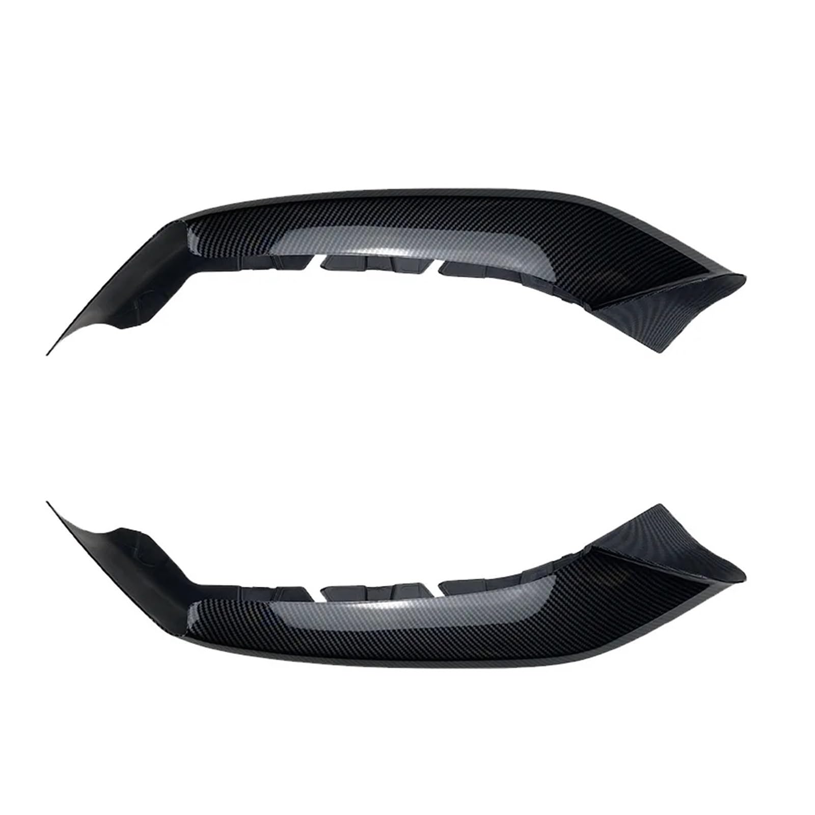 Auto Frontlippe Spoiler Für 5 Serie Für 525i 530i Für G30 G31 Für M-Sport 2017-2020 Auto Front Lip Spoiler Diffusor Körper Kit Front Spoiler Lippe(Carbon Look A) von Cvgffs