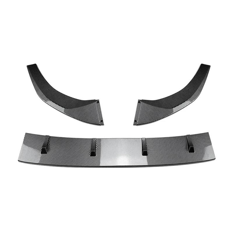 Auto Frontlippe Spoiler Für A3 Für 8Y Für S3 2021 2022 2023 + Auto Frontschürze Spoiler Splitter Lippe Front Spoiler Lippe(Carbon Look) von Cvgffs