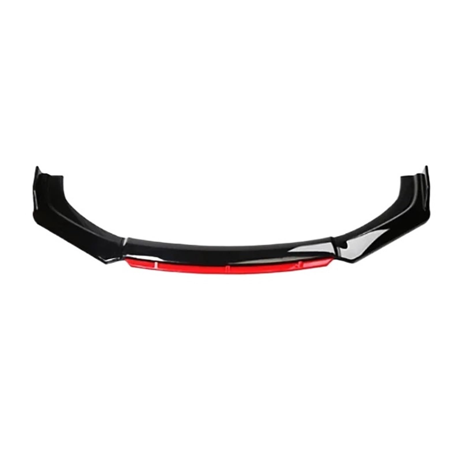 Auto Frontlippe Spoiler Für A3 Für A4 Für A6 Für Q3 Für S3 S4 S6 Für B6 B7 B8 B 8,5 Front Spoiler Diffusor Bodykit Splitter Front Lip Front Spoiler Lippe(Black Red) von Cvgffs