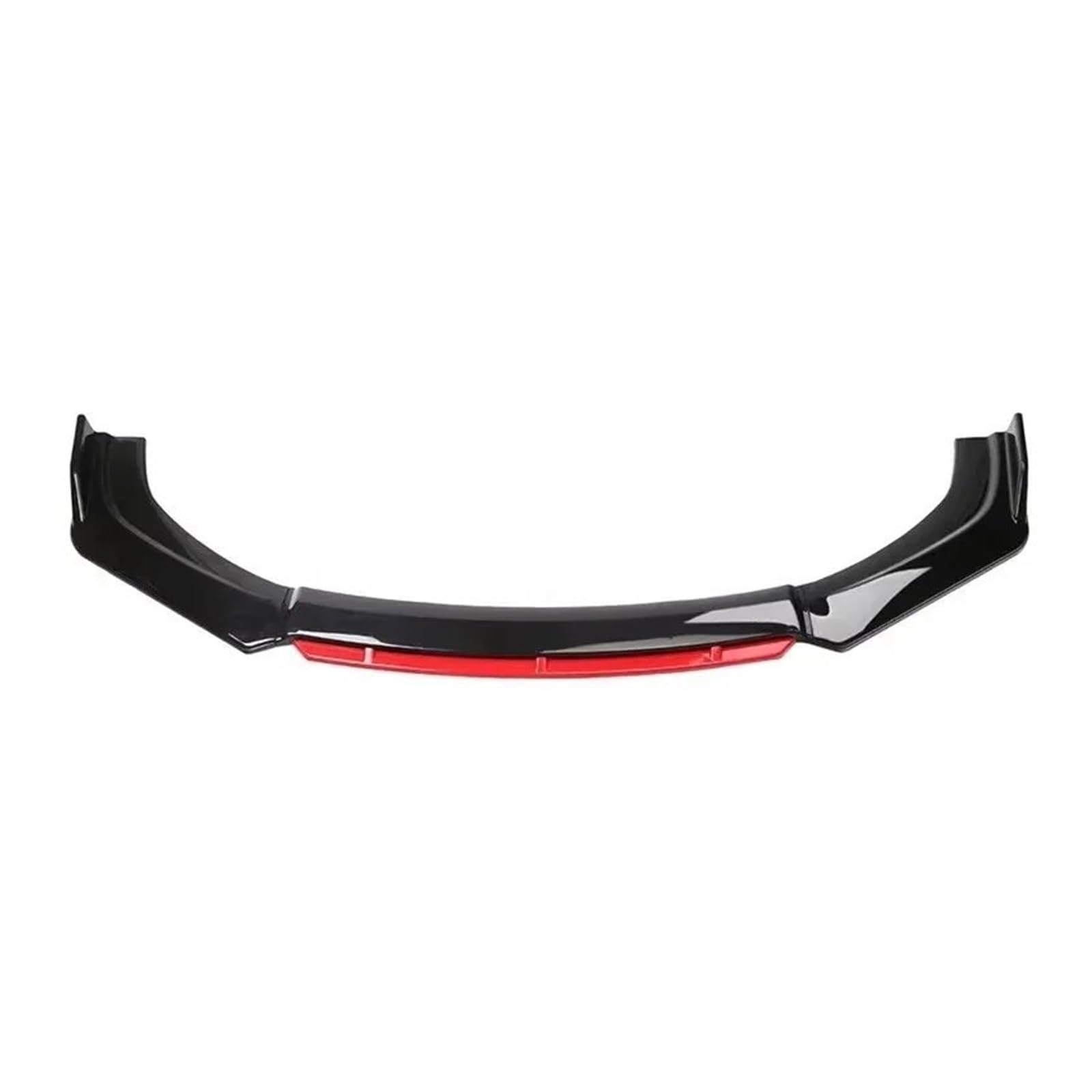 Auto Frontlippe Spoiler Für A4 Für S4 Für A6 Für S6 Für Wagon Für Awant Für B6 Für B7 Für B8 Universal Front Lip Kinn Bumper Spoiler Diffusor Front Spoiler Lippe(Black Red) von Cvgffs