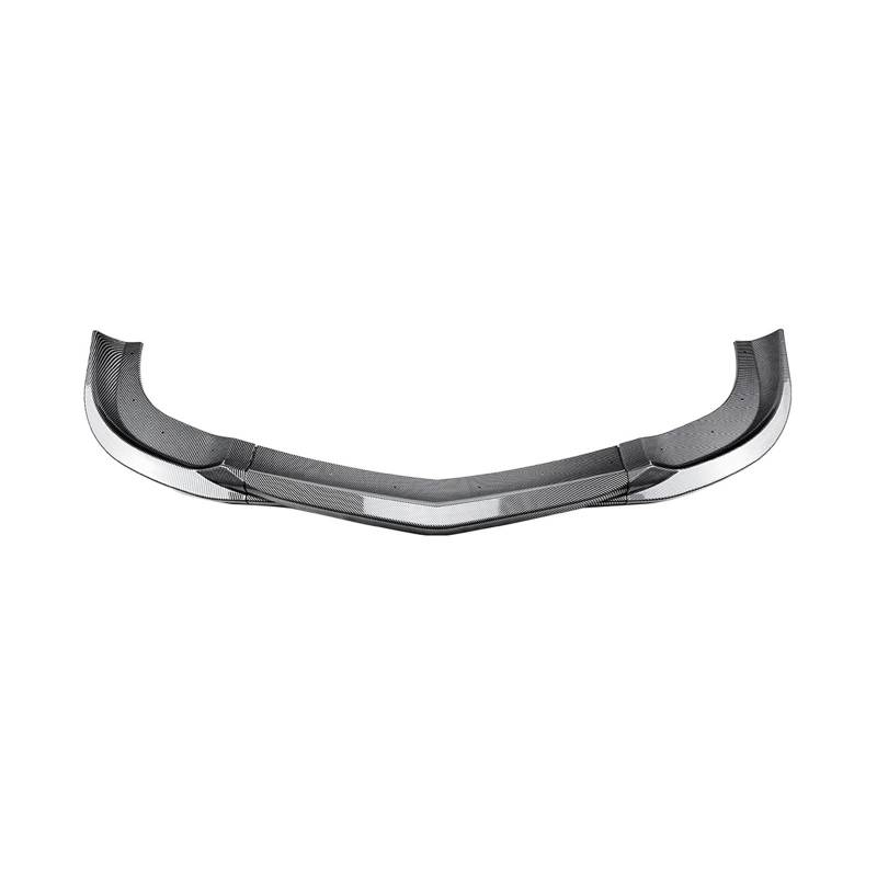 Auto Frontlippe Spoiler Für Benz Für C-Klasse Für C63 Für AMG Für W204 2007-2010 Auto Vorderen Stoßfänger Lip Spoiler Vorne Unteren Kinn Splitter Front Spoiler Lippe(Carbon Look) von Cvgffs