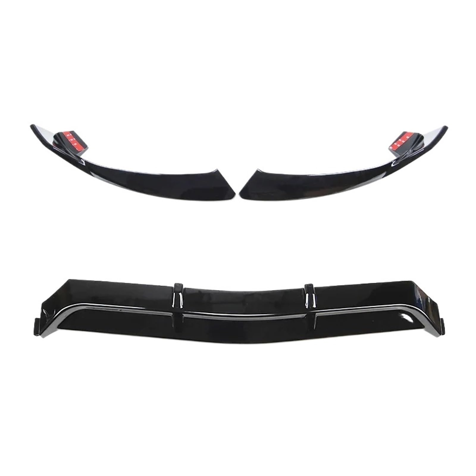 Auto Frontlippe Spoiler Für Benz Für C Klasse Für W205 Für C205 Für C200 Für C250 Für C260 Für C300 Für C400 Für C450 Auto Coupe Frontschürze Lip Spoiler Front Spoiler Lippe(Black(2014-2018)) von Cvgffs