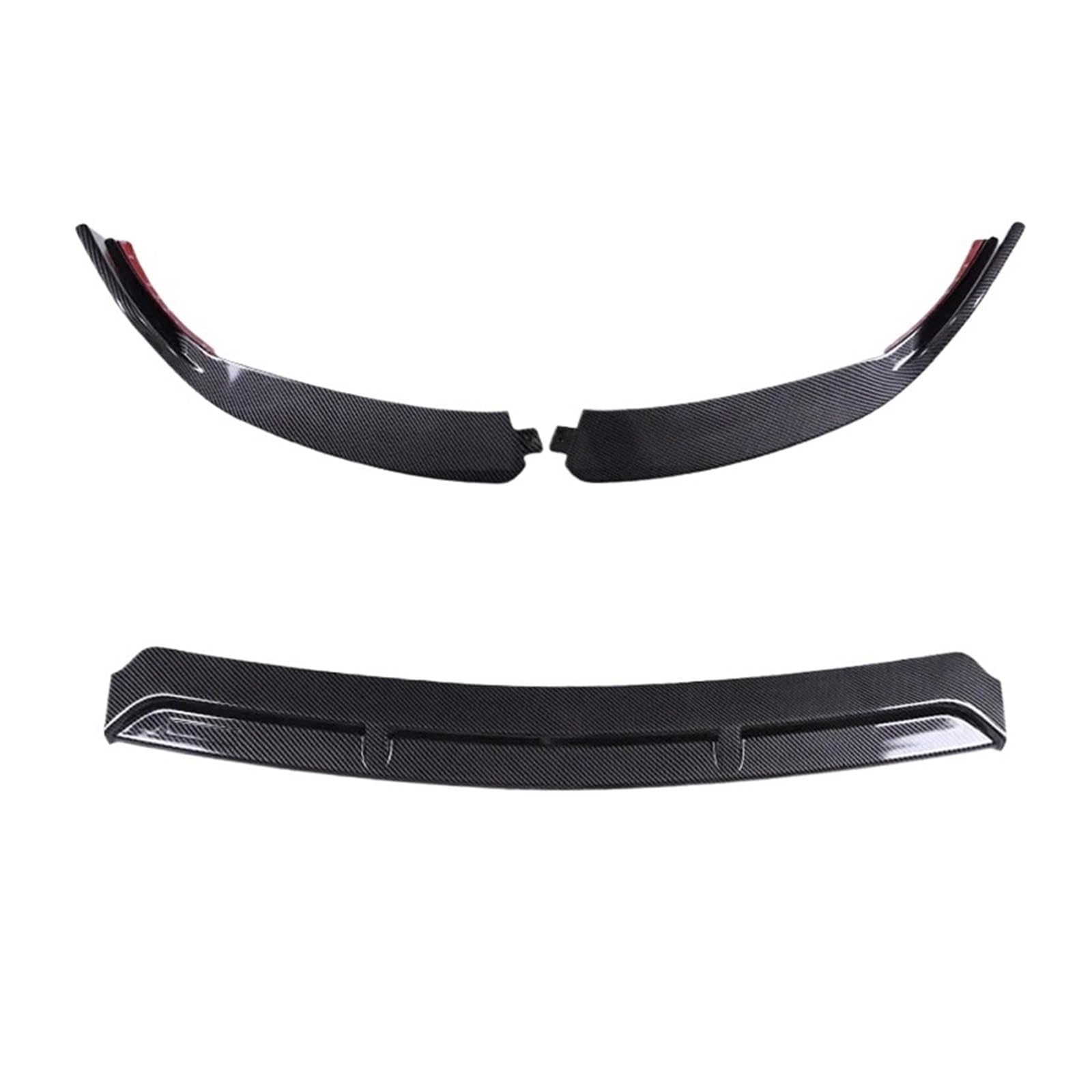 Auto Frontlippe Spoiler Für Benz Für C Klasse Für W205 Für C205 Für C200 Für C250 Für C260 Für C300 Für C400 Für C450 Auto Coupe Frontschürze Lip Spoiler Front Spoiler Lippe(Carbon Fiber(19-21)) von Cvgffs